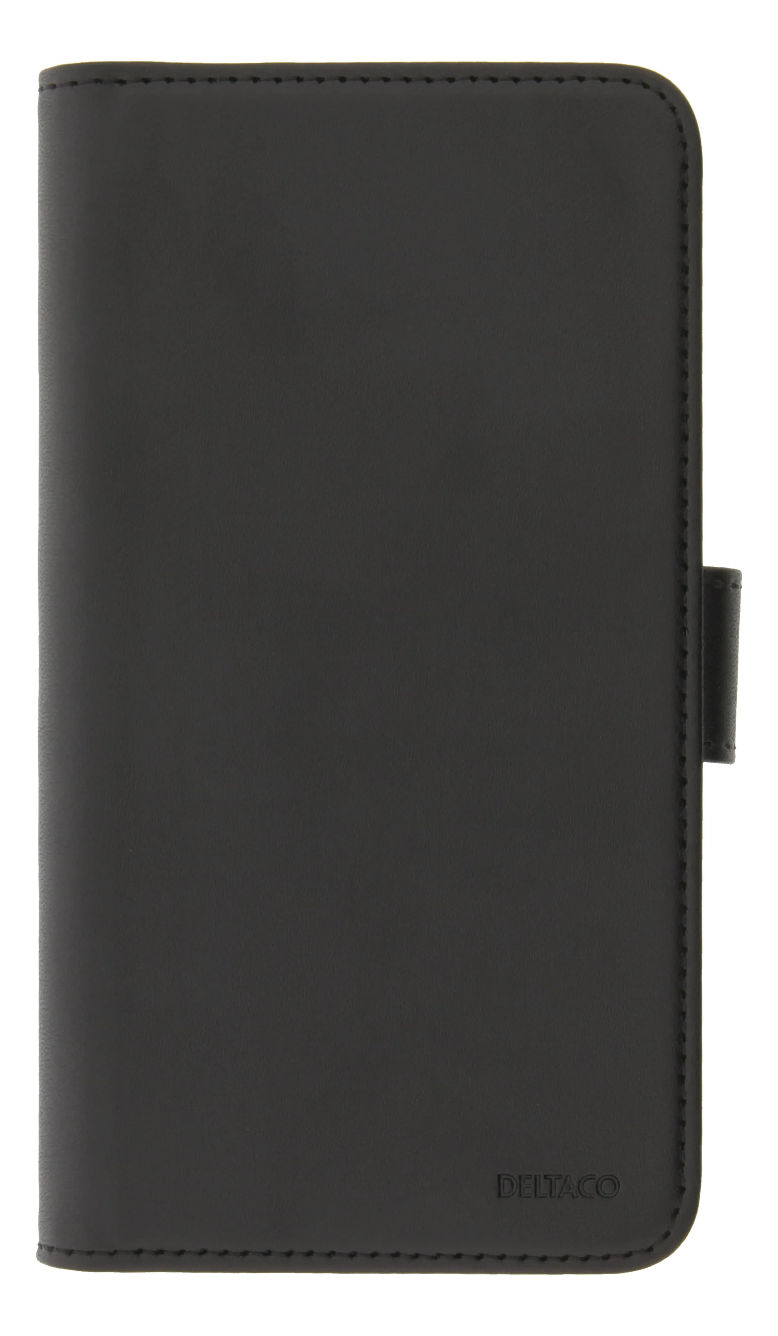 Deltaco 2-in-1 Wallet, iPhone 12 Pro Max -suojakotelo, Musta