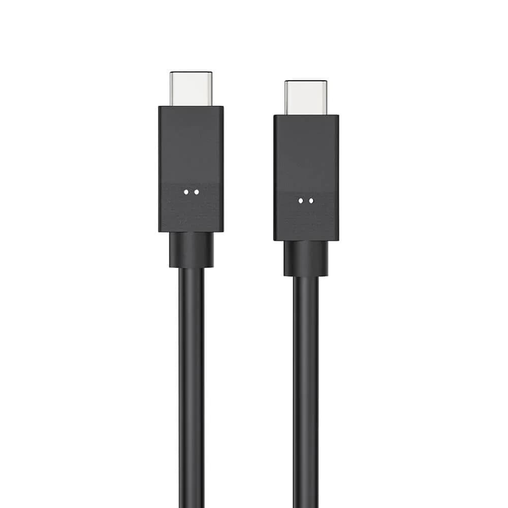 GEAR USB-C 3.1 -kaapeli, 100 W, 1,5 m, musta