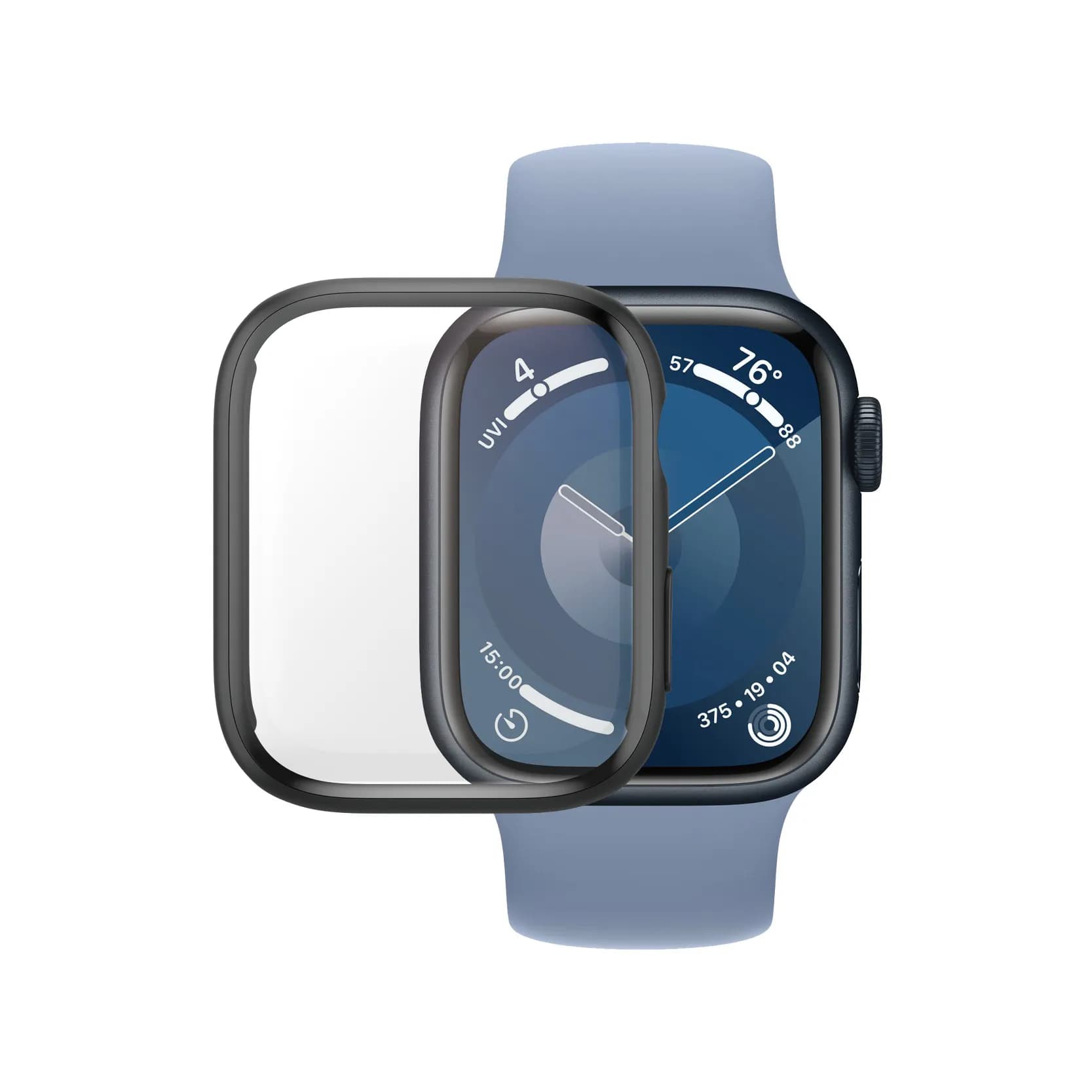 PanzerGlass Ful Body Apple Watch Series 9 41mm - panssarilasi, Black
