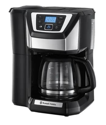Russell Hobbs Victory/Chester 22000-56 12 kupin -kahvinkeitin kahvimyllyllä, musta