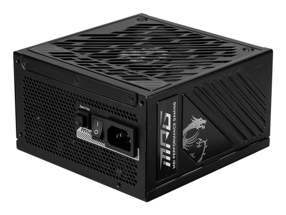MSI MPG A1250GS PCIE5 1250W -virtalähde, 80 Plus Gold