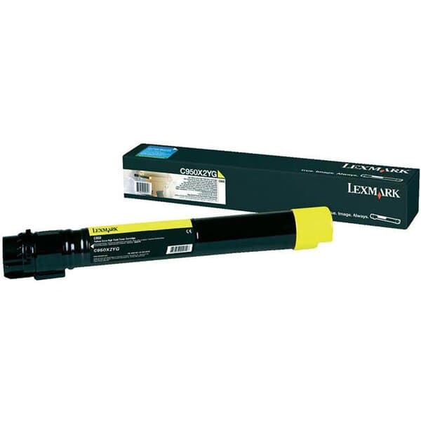Lexmark C950X2YG Extra High Yield -laservärikasetti, keltainen