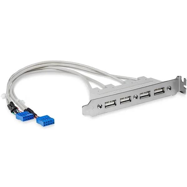 4 PORT USB A FEMALE SLOT PLATE - ADAPTER