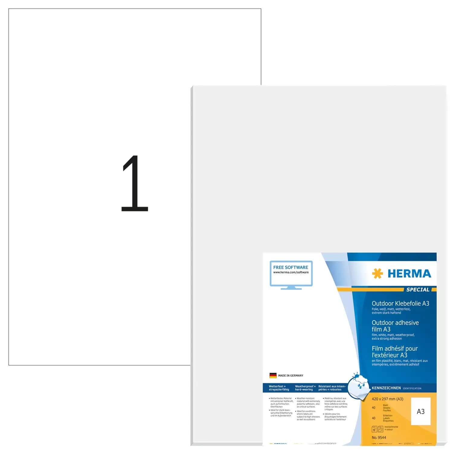 Herma label outdoor film extra strong 420x297 (40)