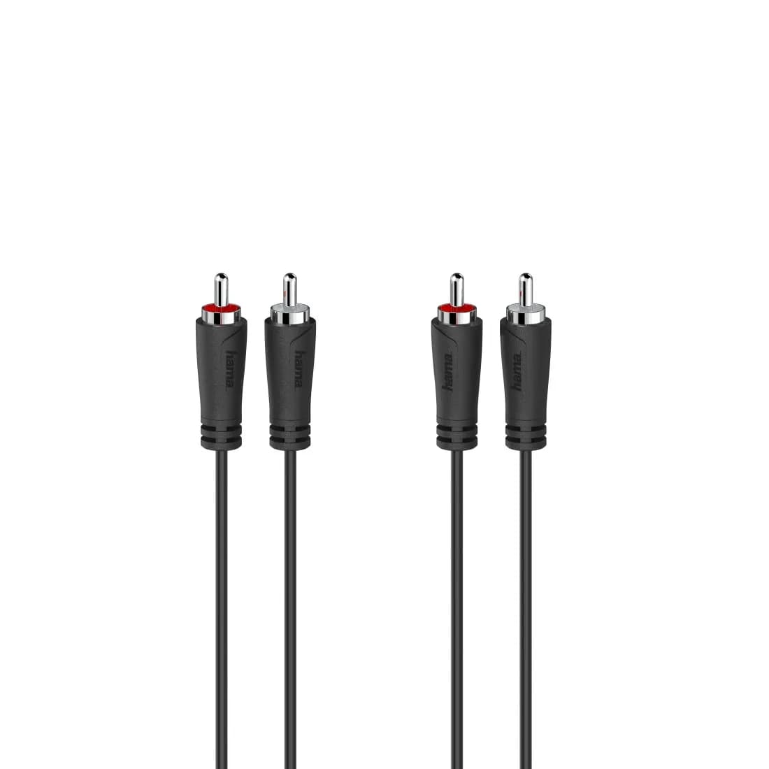 Hama 2x RCA -audiokaapeli, 5 m, musta