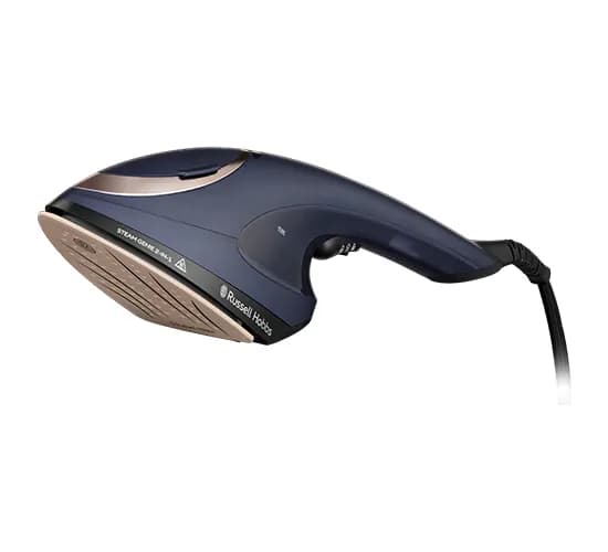 Russell Hobbs Steam Genie 2 in 1 -vaatehöyrystin, 1700 W, 0,15 l, sininen/kulta