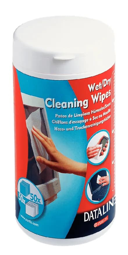 Cleaning Wipes – Wet/Dry for Screen Cleaning