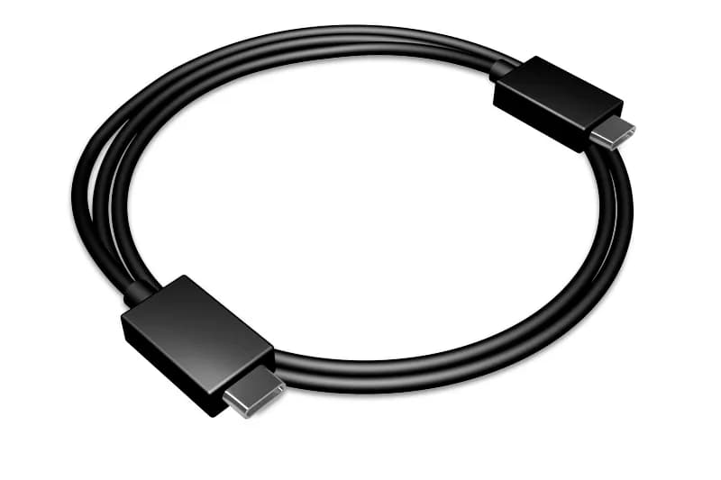 Club 3D CAC-1522 USB 3.2 Gen 2 USB-C -kaapeli, 100 W, 0,8 m, musta