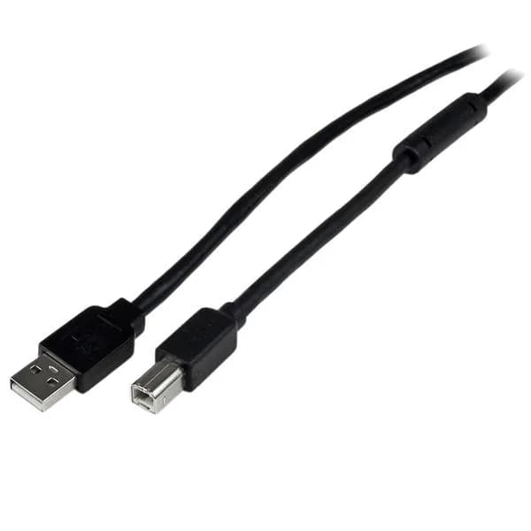 StarTech aktiivinen USB 2.0 USB-A – USB-B -kaapeli, 20 m, musta
