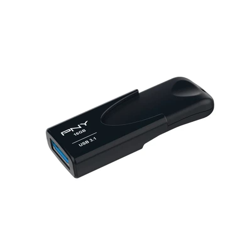 PNY Attache 4 USB 3.2 Gen 1 16 Gt -muistitikku, musta