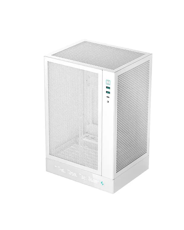 DEEPCOOL CH170 DIGITAL WH -mini-ITX-kotelo, valkoinen