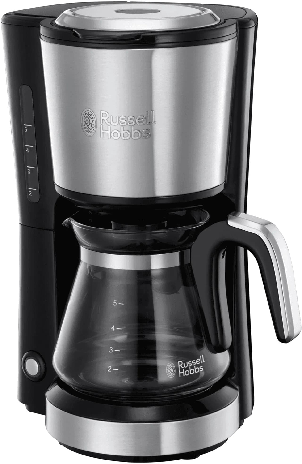 Russell Hobbs Compact Home 24210-56 5 kupin -kahvinkeitin, musta, ruostumaton teräs