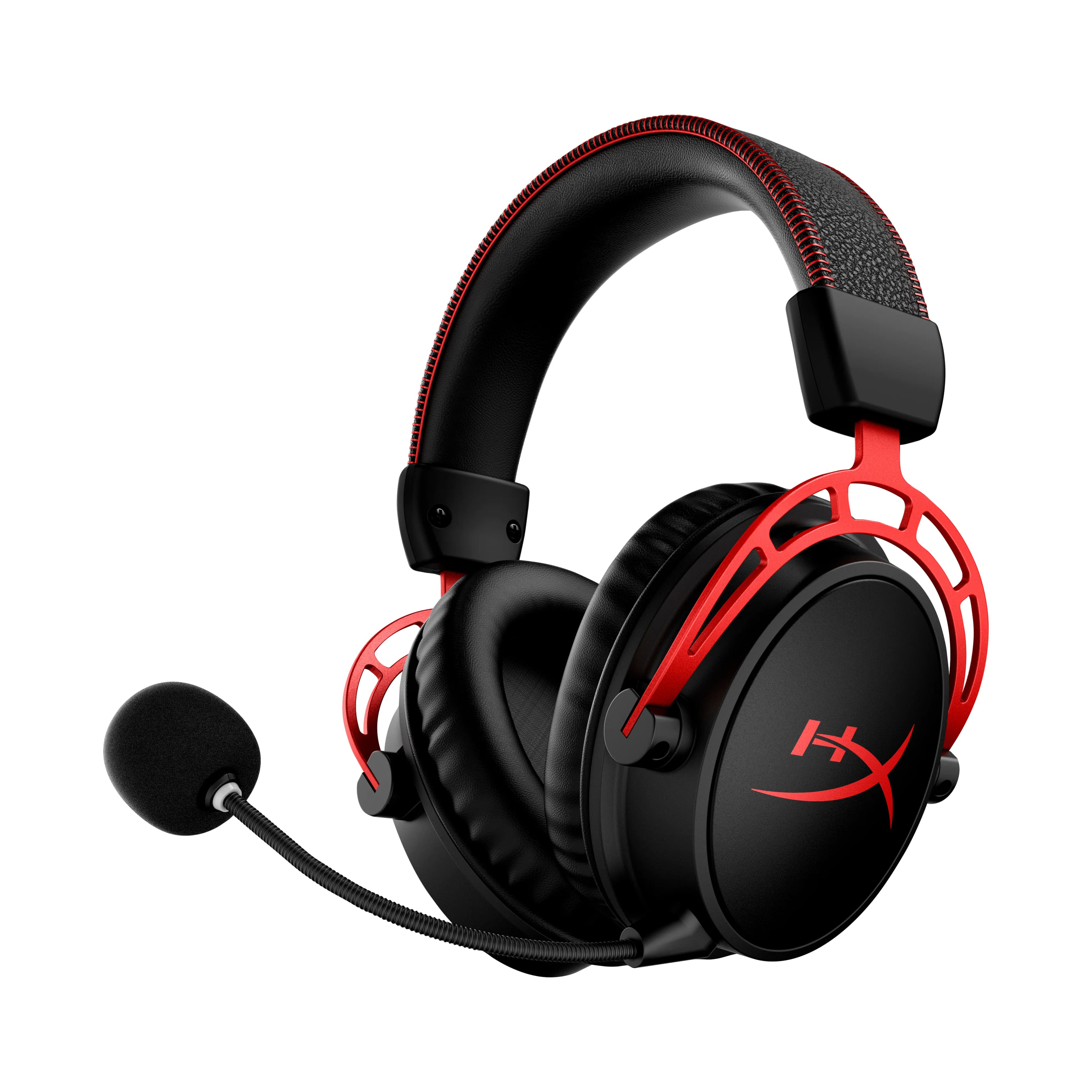 HyperX Cloud Alpha -langaton pelikuulokemikrofoni, musta/punainen