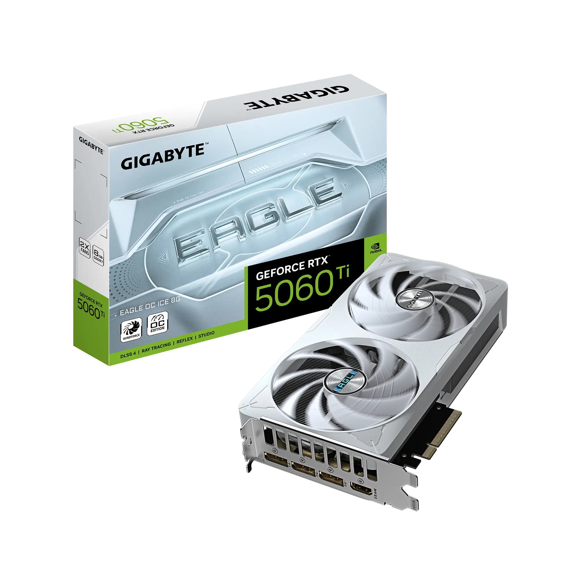 Gigabyte GeForce RTX 5060 Ti Eagle Ice OC 8 Gt -näytönohjain