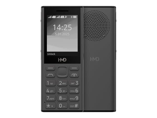 HMD 130 Music 16 Mt -puhelin, tummanharmaa