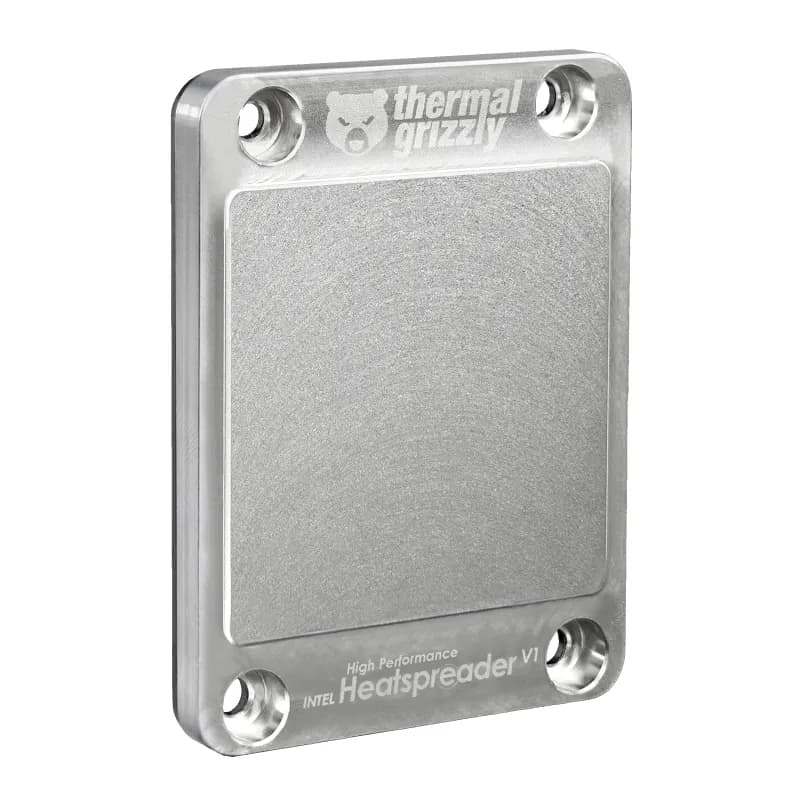 Thermal Grizzly Intel High Performance Heatspreader V1 3/8"" LGA1700 -lämmönlevitin, nikkeli