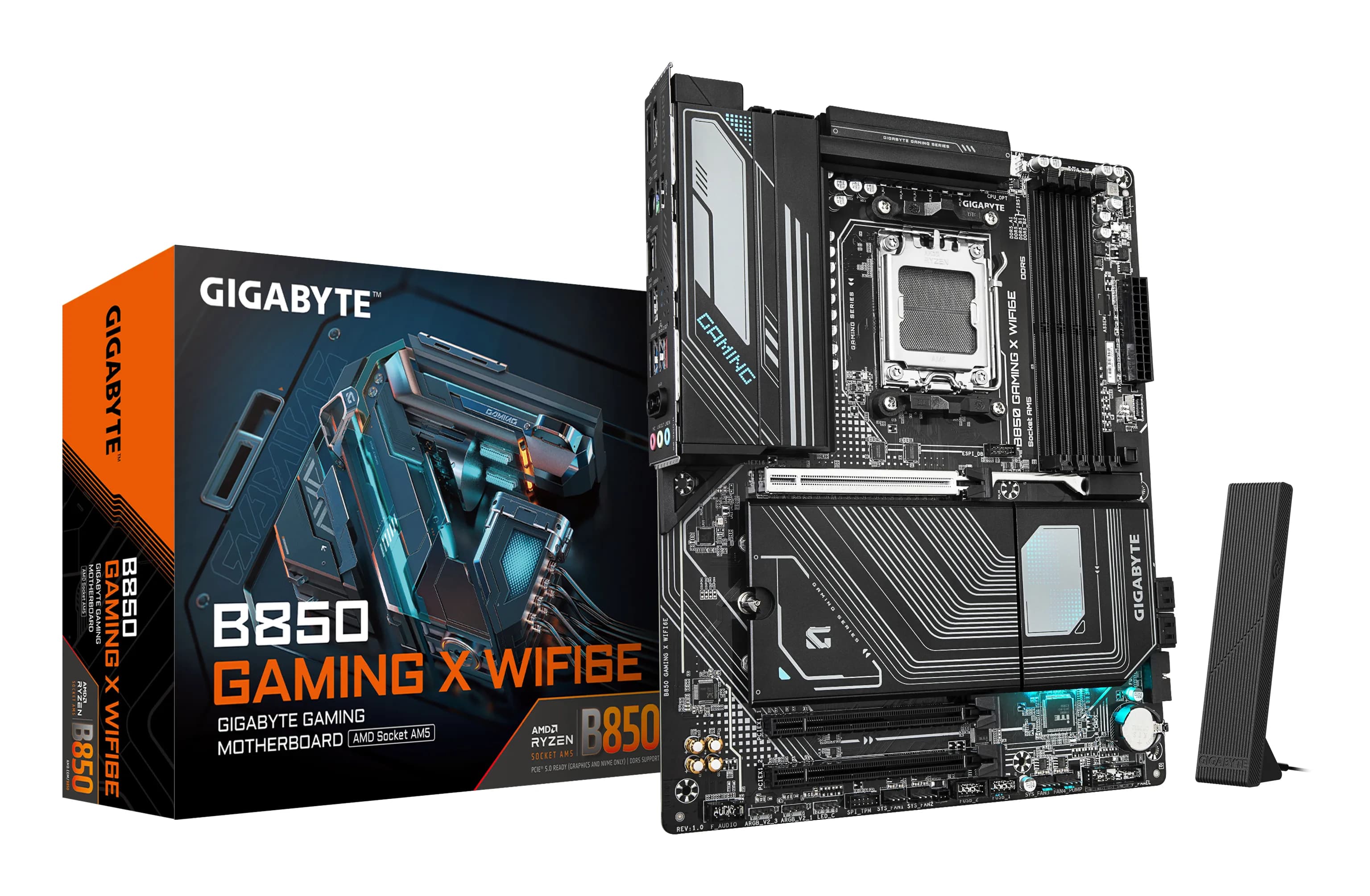 Gigabyte B850 GAMING X WiFi 6E AM5 ATX -emolevy