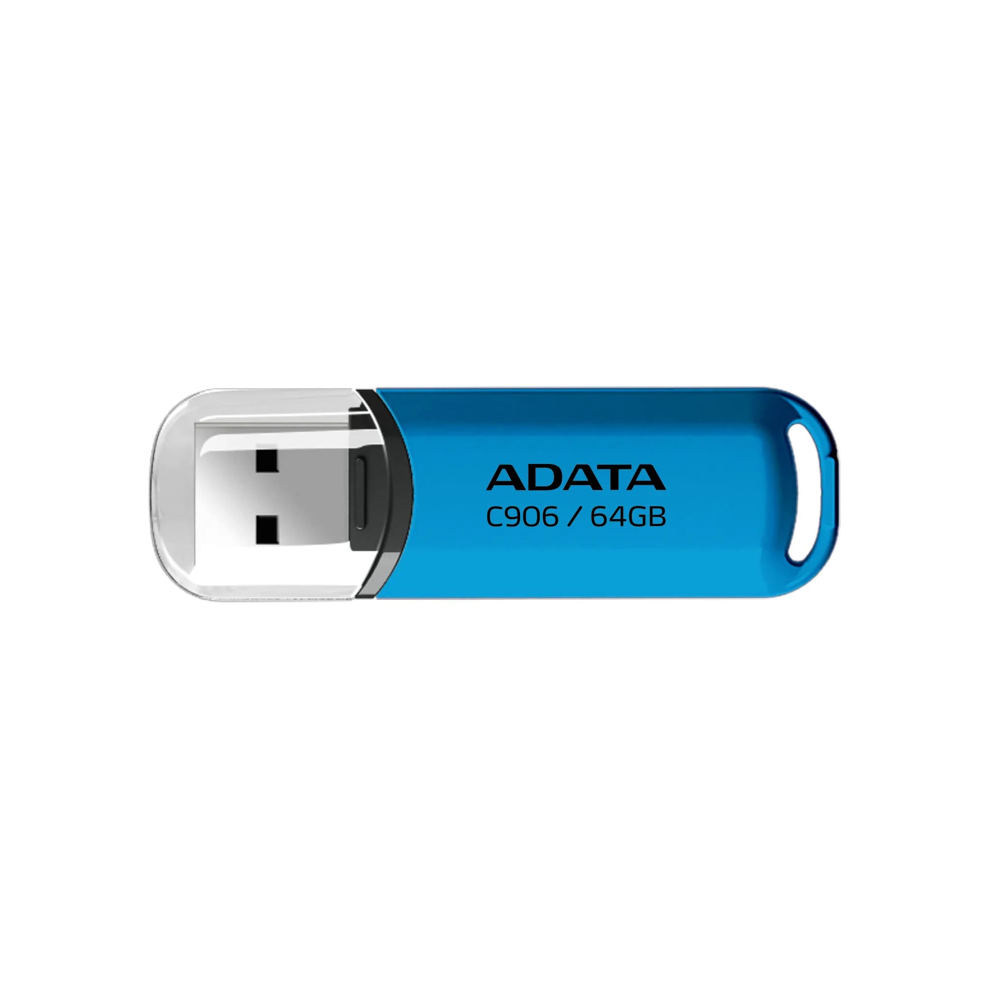 A-DATA Classic Series C906 USB 2.0 64 Gt -muistitikku, sininen/läpinäkyvä