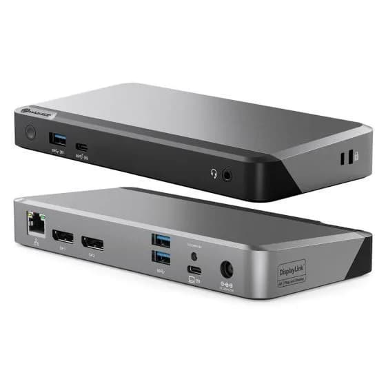 ALOGIC PRIME DX2 Dock - Universal dockningsstation med dubbla 4K och 100W PD