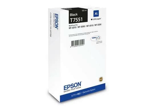 EPSON WF-8xxx Series XL -mustekasetti, 100 ml, musta
