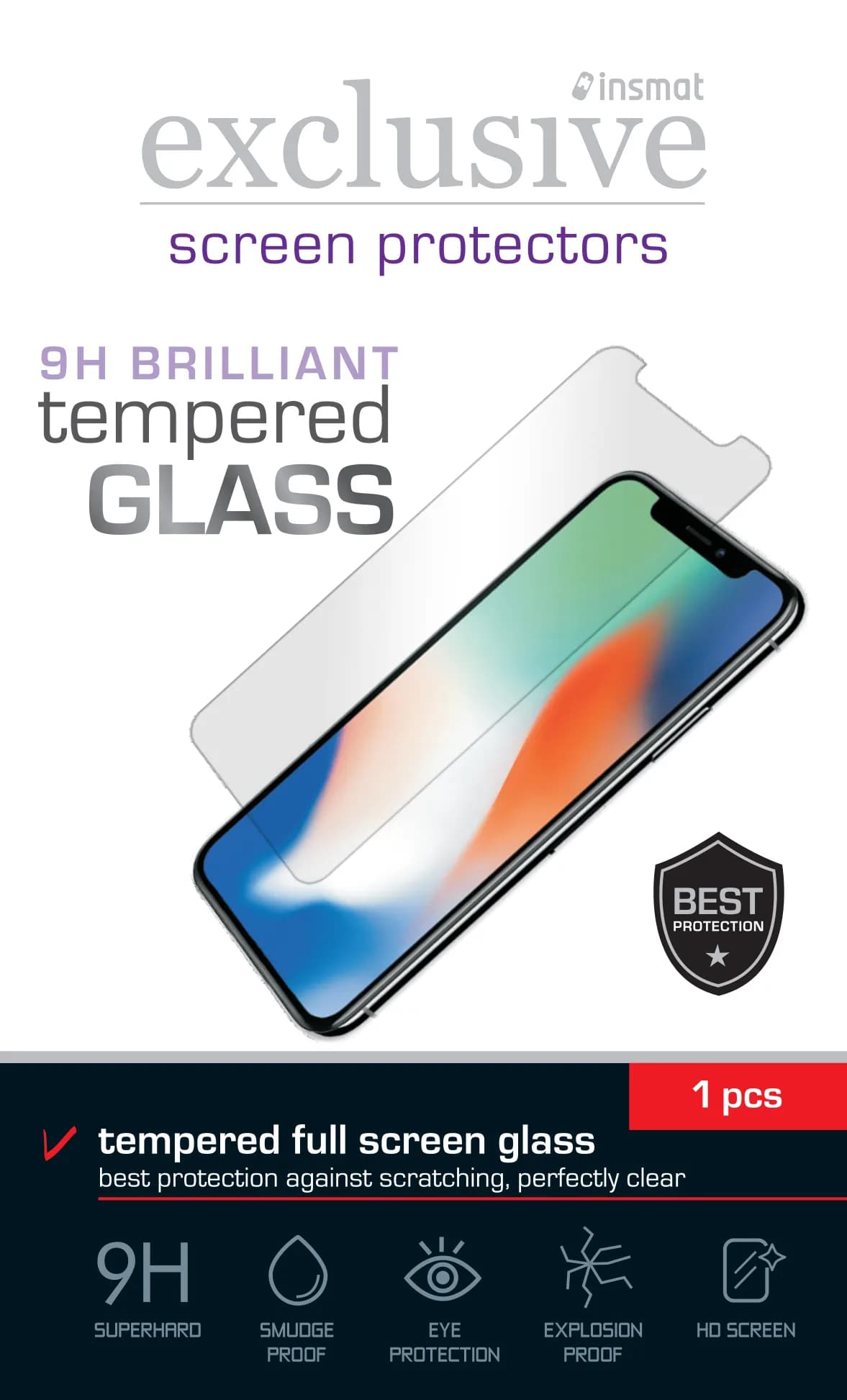 Insmat Brilliant Glass Full Screen, Galaxy Xcover 7 -panssarilasi