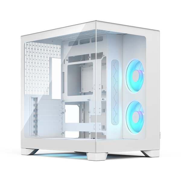 Fractal Design Pop 2 Vision -miditornikotelo RGB-valaistuksella ja ikkunalla, White RGB
