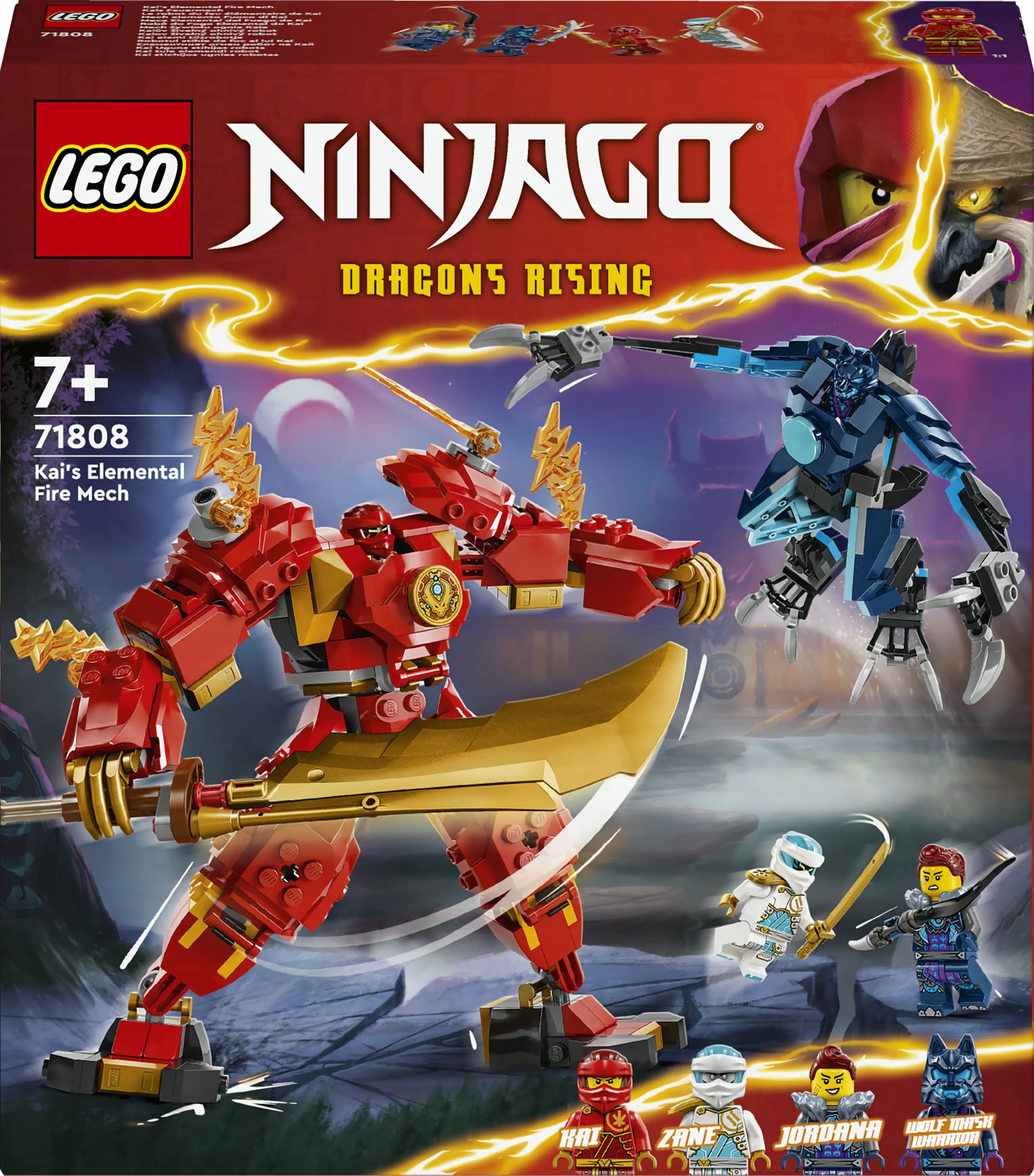 LEGO NINJAGO Kain tulielementti-robotti 71808