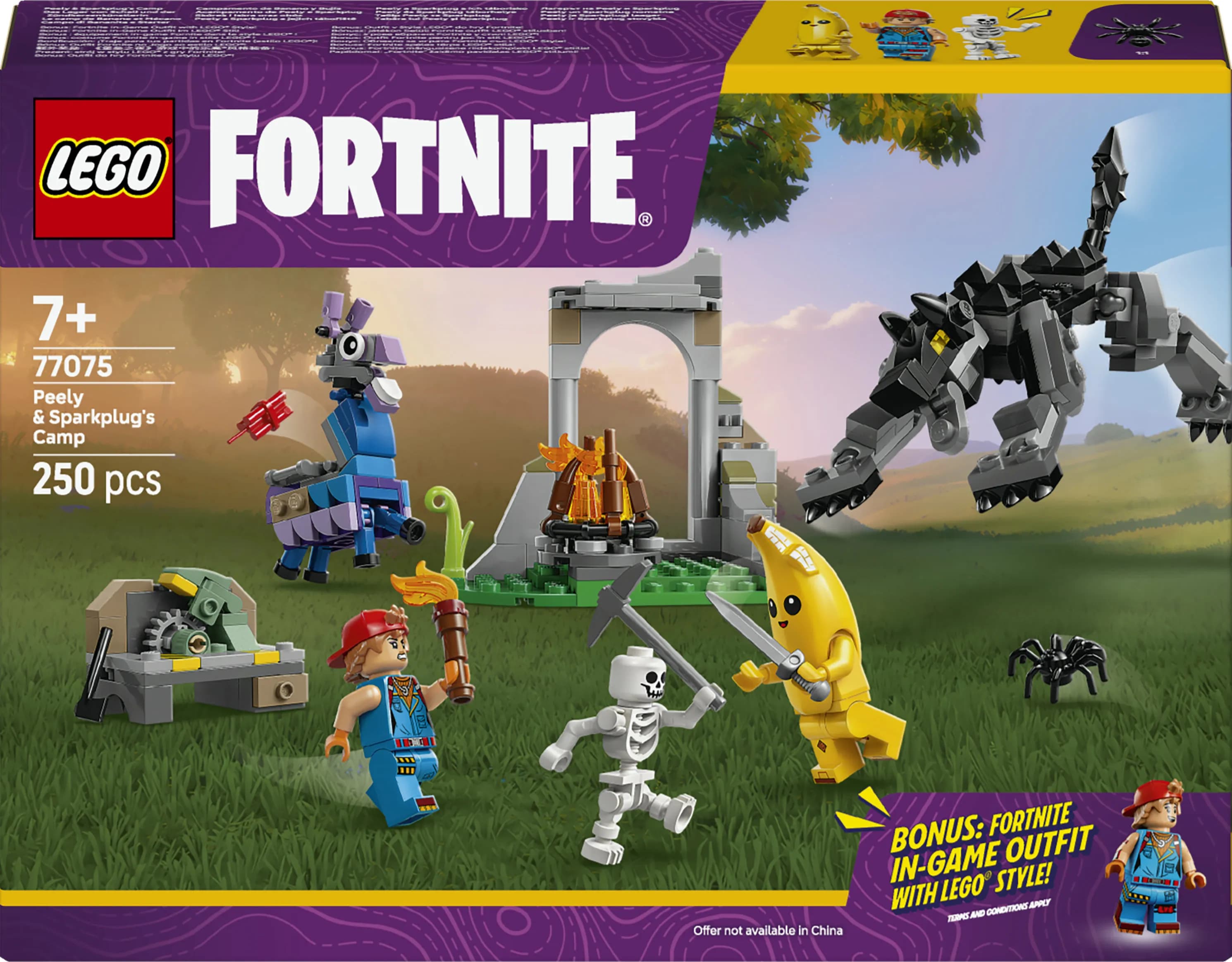 LEGO Fortnite Peelyn ja Sparkplugin seikkailu 77075