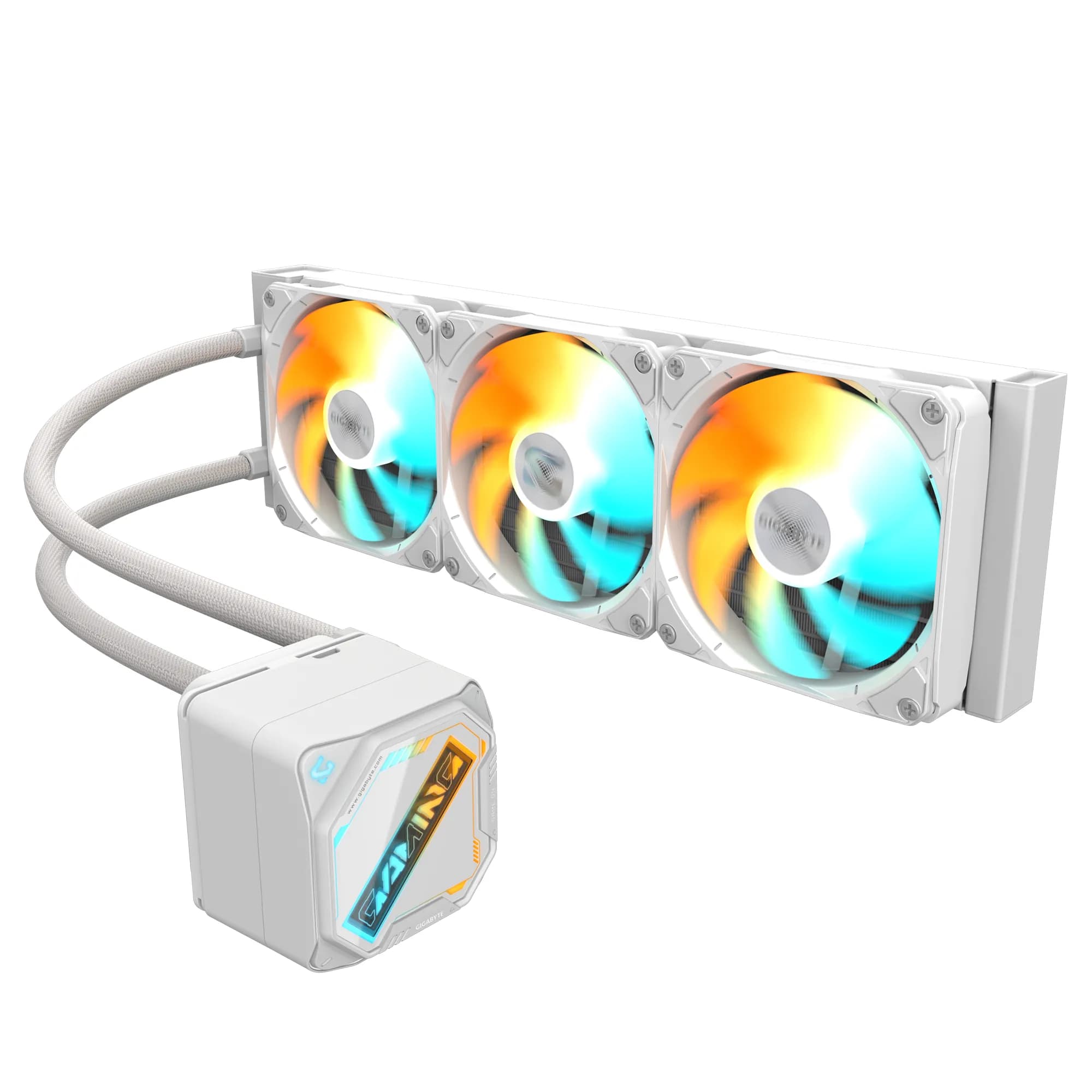 GIGABYTE GP-GIGABYTE GME 360I 360mm ARGB -nestejäähdytin, valkoinen