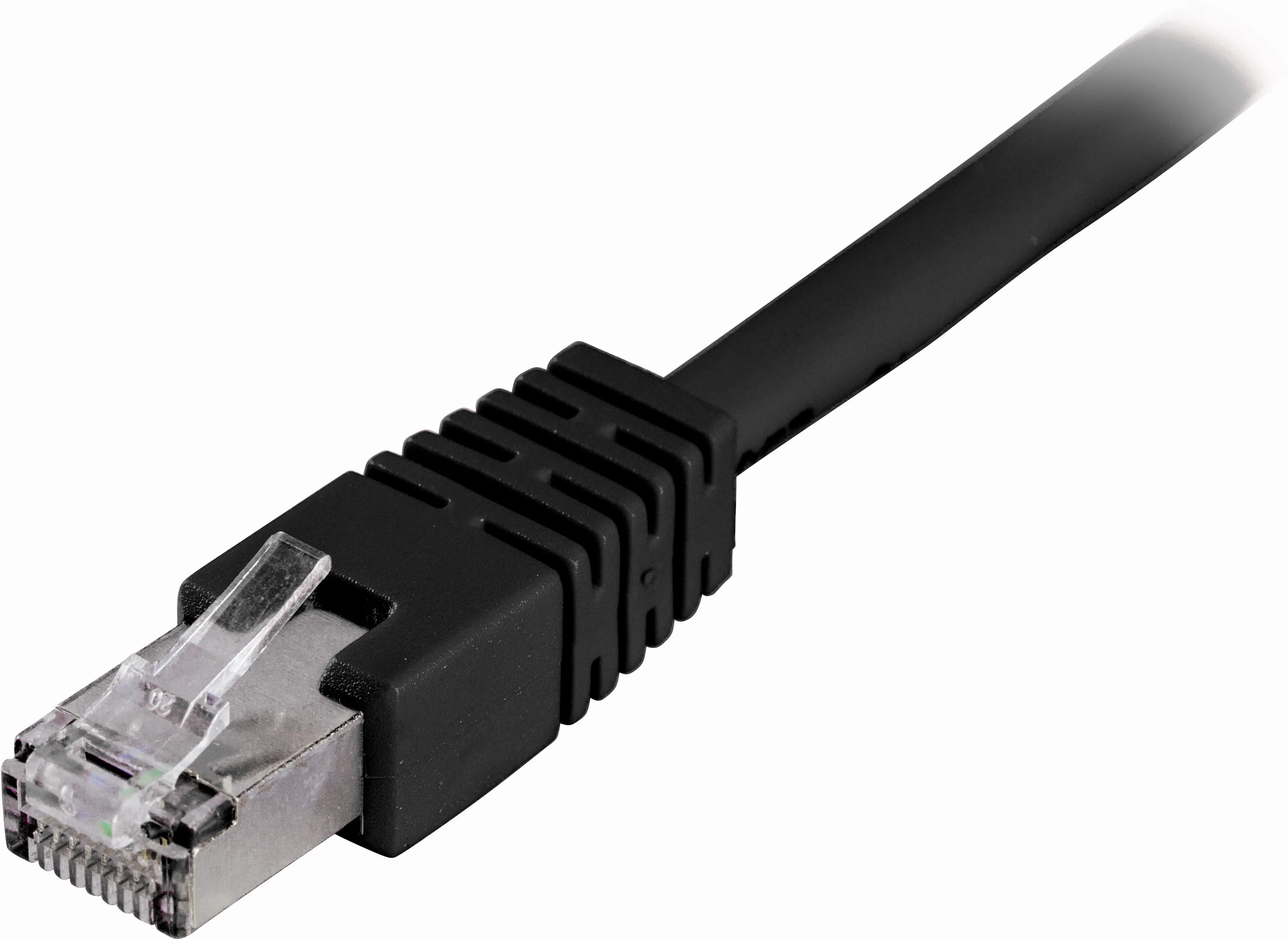 Deltaco Cat6 FTP RJ45 15m -verkkokaapeli, musta