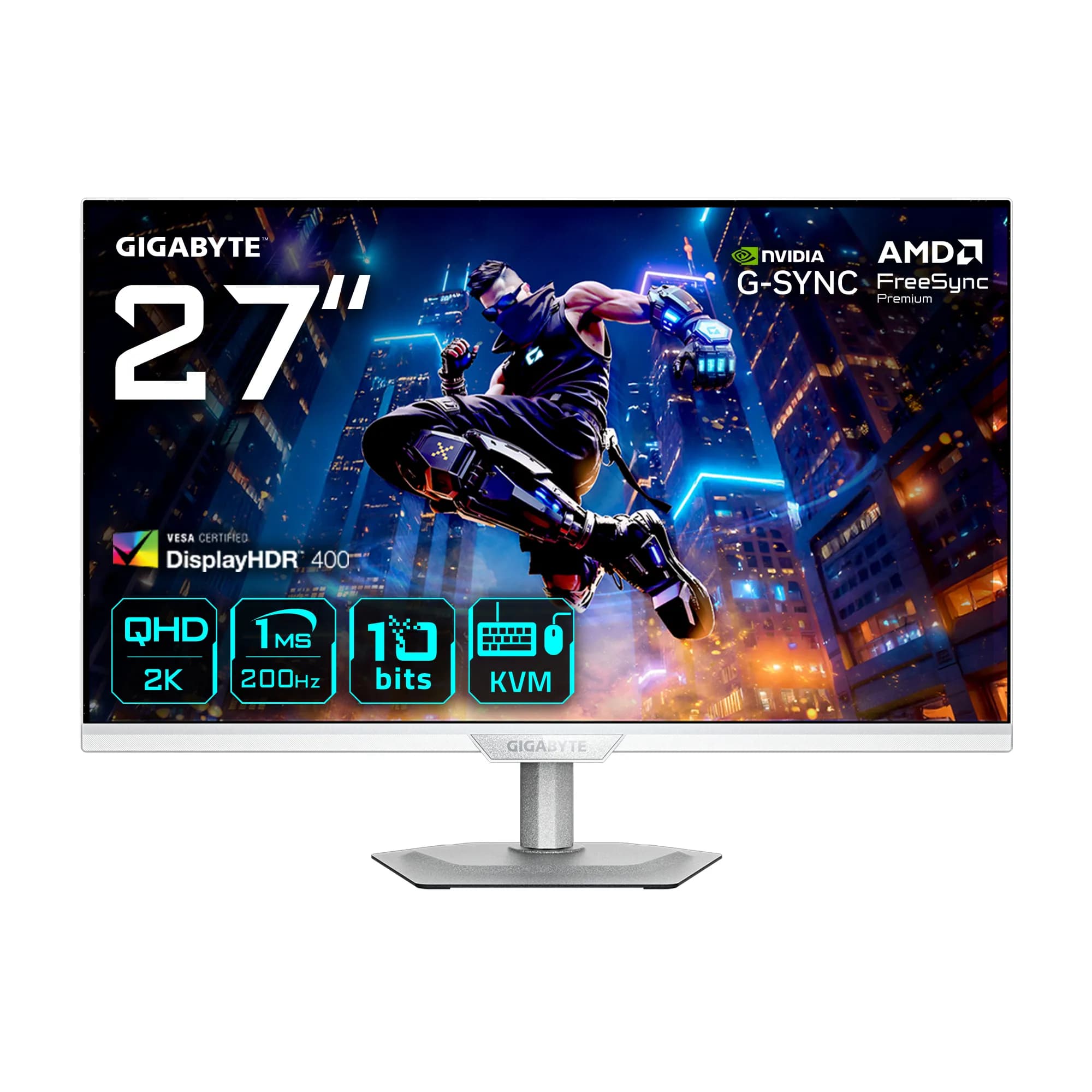 GIGABYTE M27Q2 QD ICE 27"" QHD, IPS -pelinäyttö, USB-C hub