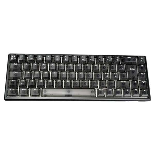 Arbiter Polar 65 HE mekaaninen pelinäppäimistö, Fuji Dual-Rail Magnetic, musta