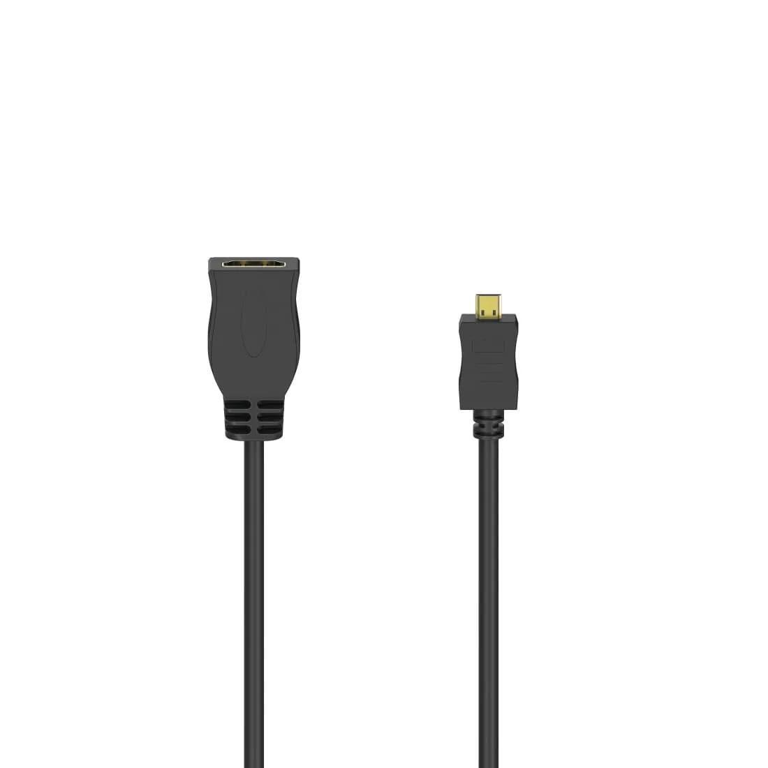 Hama micro-HDMI – HDMI -adapteri, Musta