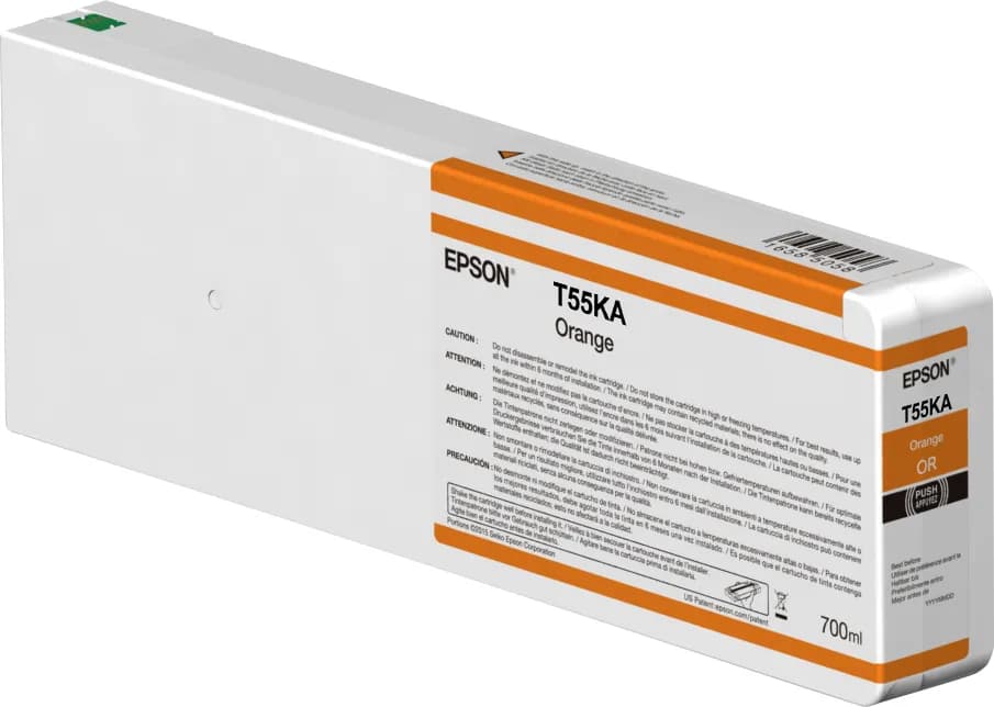 EPSON T55KA00 -mustekasetti, 700 ml, oranssi