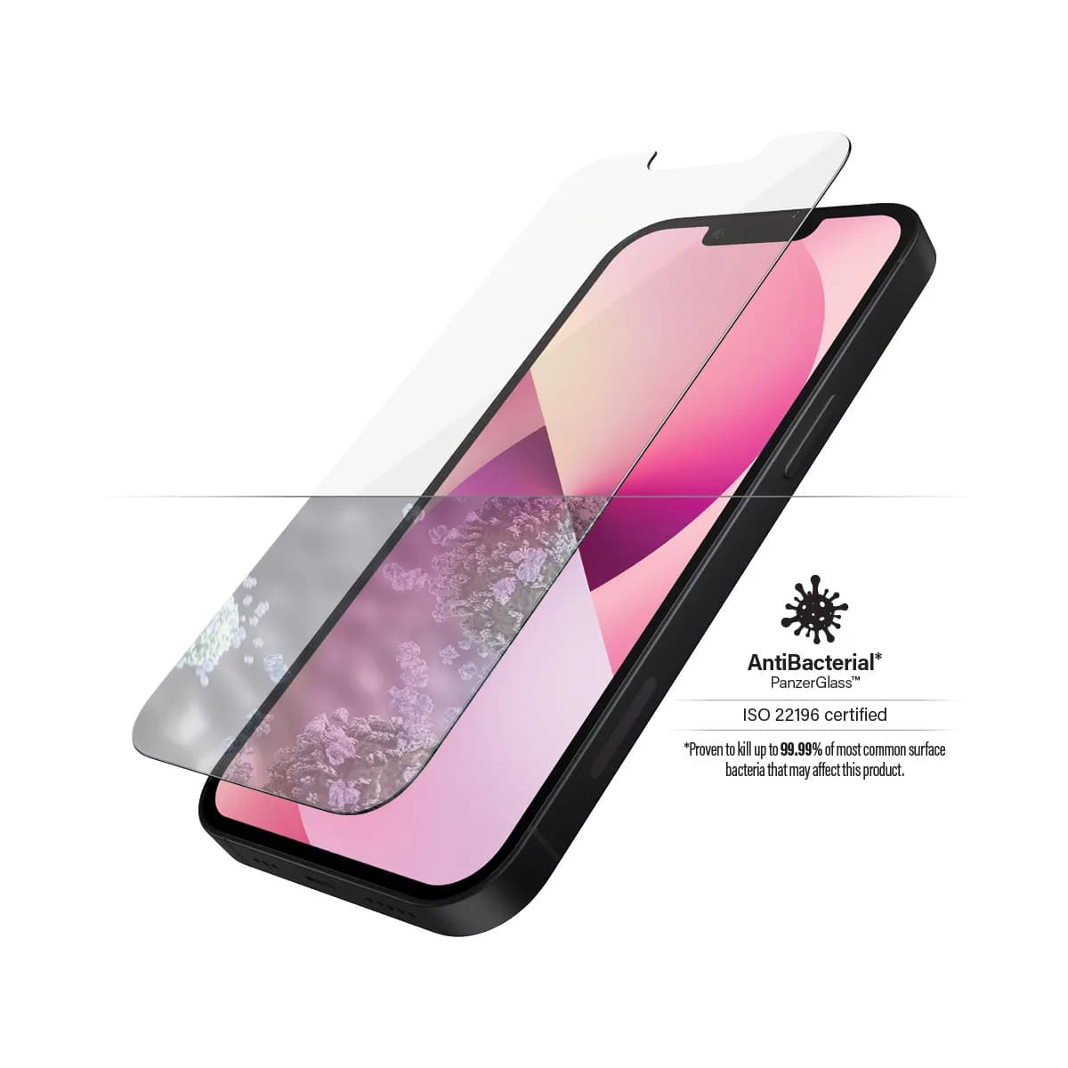 PanzerGlass Classic Fit, iPhone 13 mini -panssarilasi