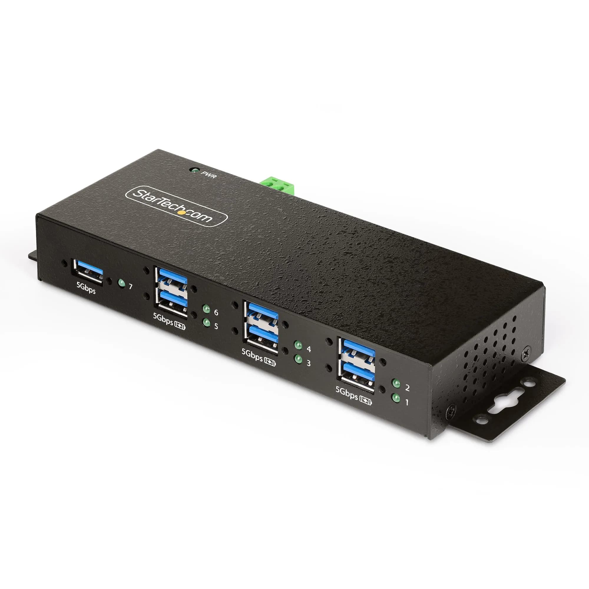 Startech 7-Port Managed Industrial 5Gbps -USB-hubi