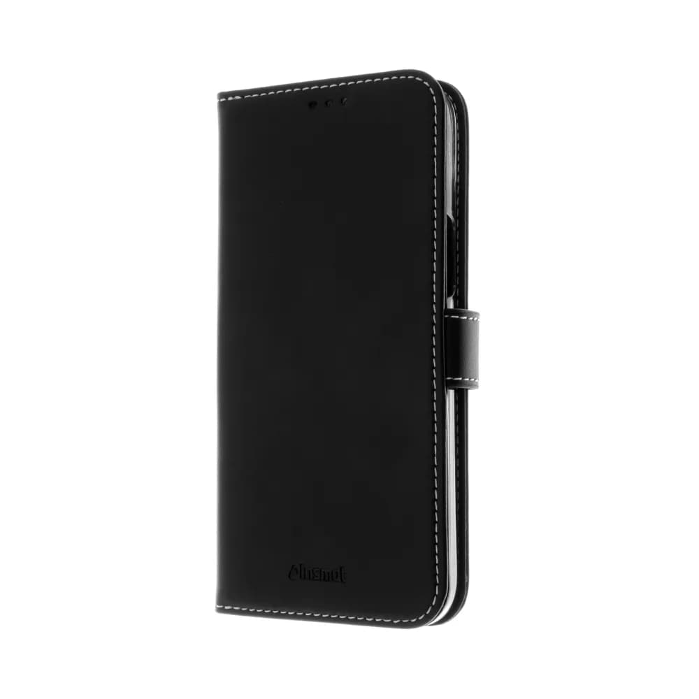 Insmat Flip Case, iPhone 15 Plus -lompakkokotelo, Musta