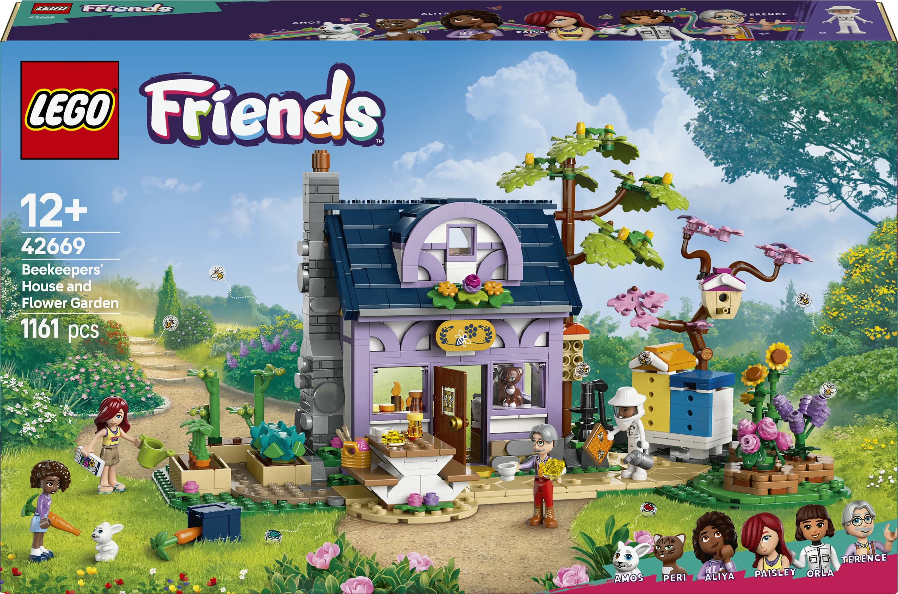 LEGO Friends Mehiläishoitajien talo ja kukkiva puutarha 42669