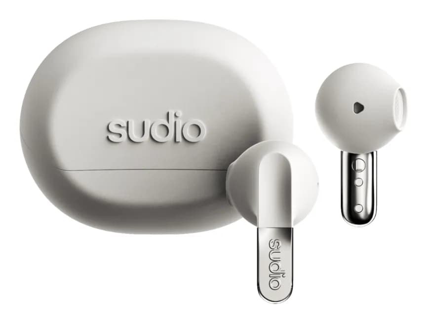 Sudio N3 -langattomat nappikuulokkeet, valkoinen