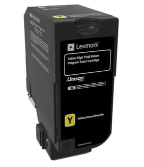 Lexmark 74C2HY0 -laservärikasetti, keltainen