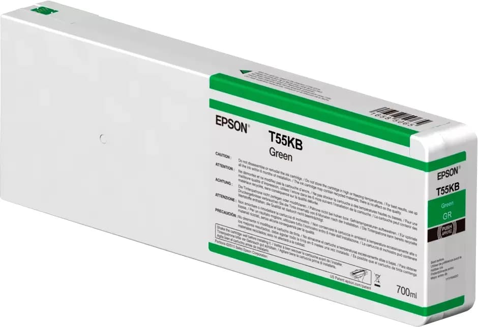Epson C13T55KB00 -mustekasetti, 700 ml, vihreä