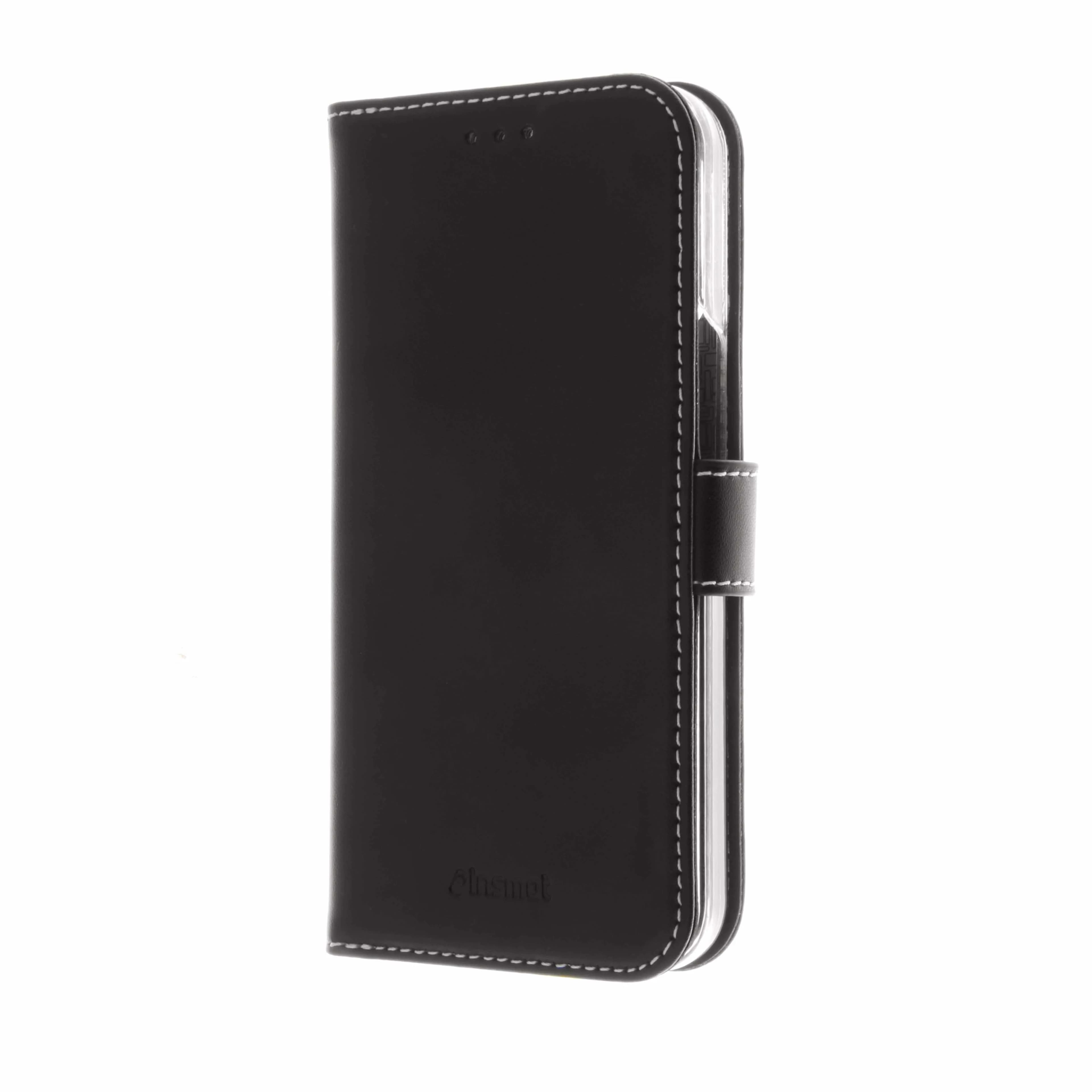 Insmat Flip Case, iPhone 13 Pro -lompakkokotelo, Musta