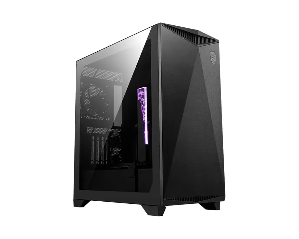 MSI MPG GUNGNIR 300P AIRFLOW -miditornikotelo ikkunalla, musta