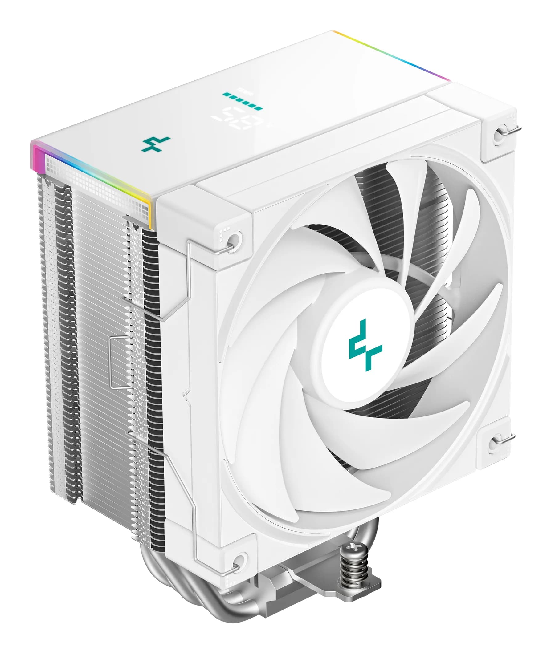 DeepCool AK500S Digital SE, 120 mm ARGB -prosessorijäähdytin, valkoinen