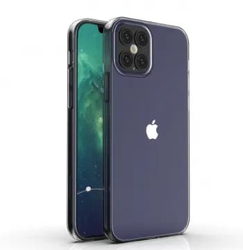 Insmat Crystal Cover, iPhone 12 / 12 Pro -suojakuori, Läpinäkyvä