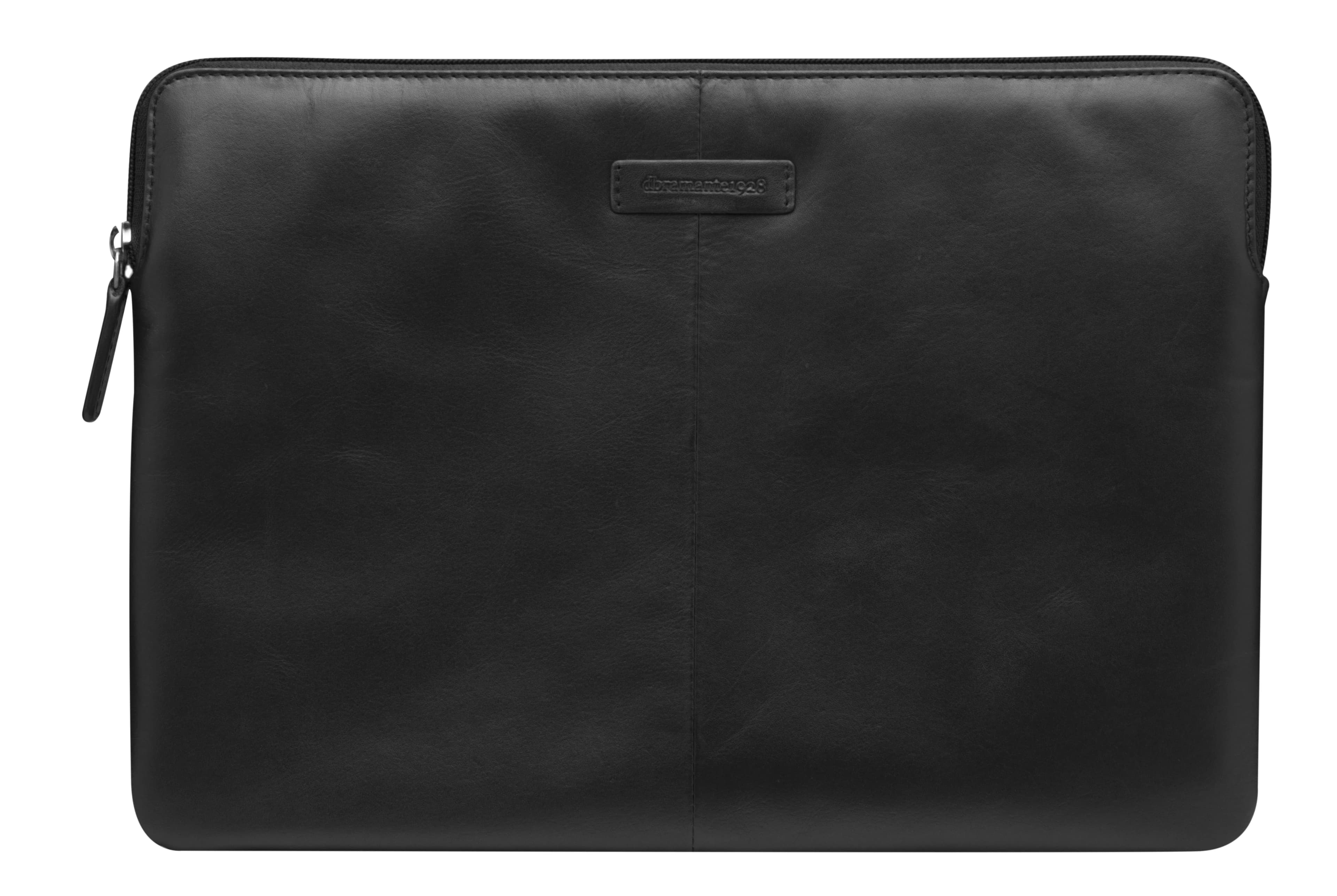 DBRAMANTE Skagen Pro 2nd Gen 13"" Full-grain leather-läppärisuoja, musta