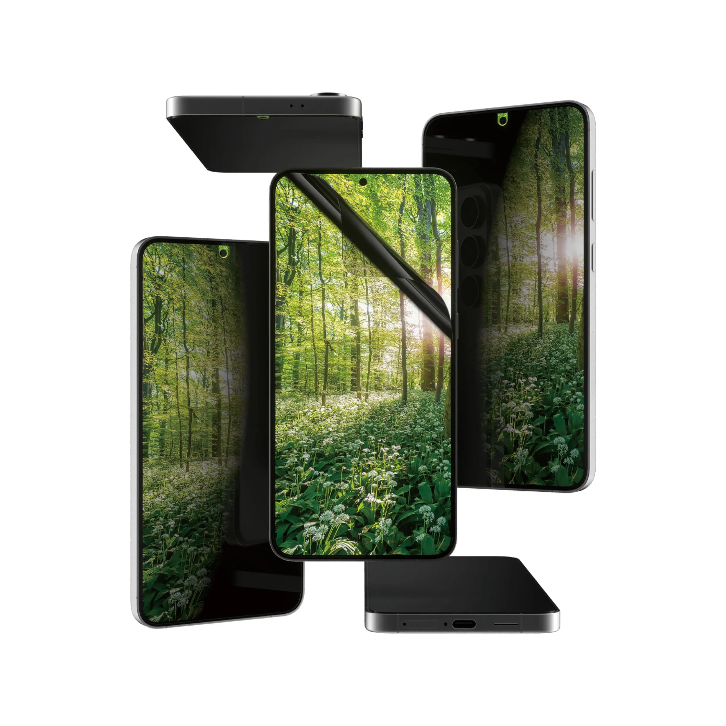 PanzerGlass Matrix 4-Way Galaxy S25 Plus / S24 Plus -panssarilasi, Privacy