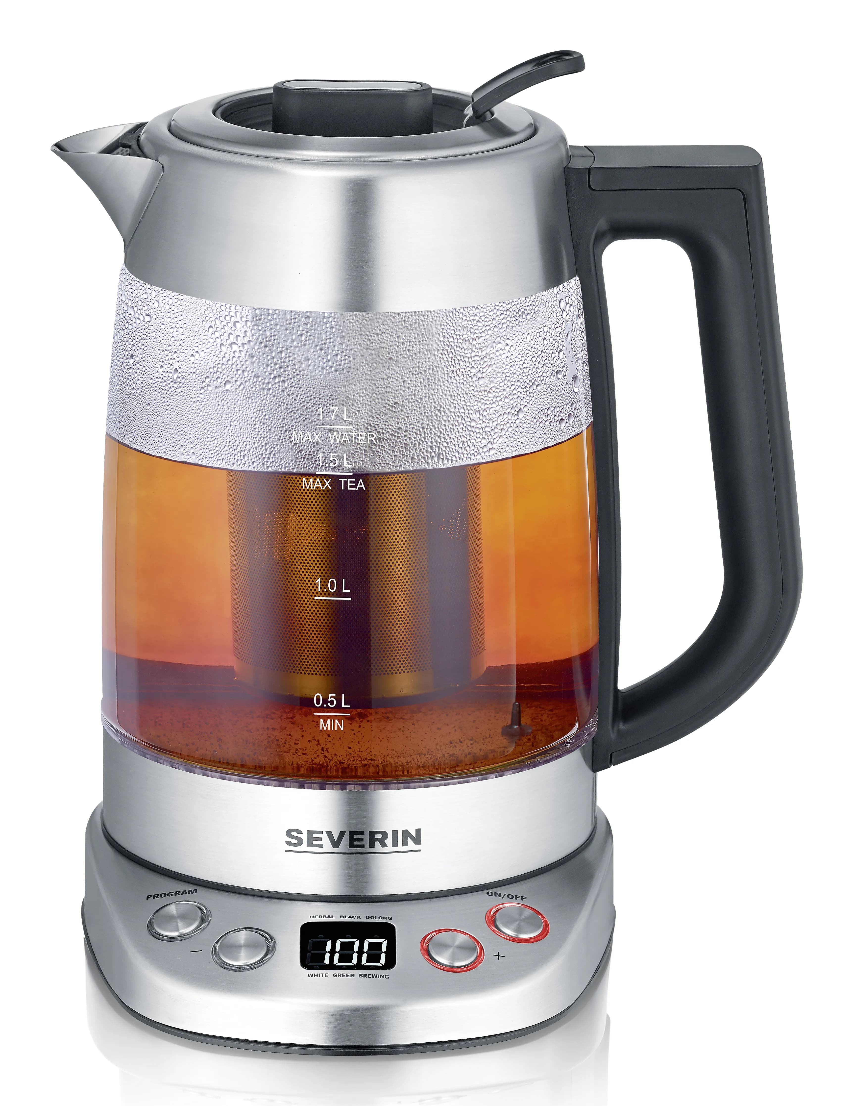 Severin WK3480 -vedenkeitin, 1,7 l, 3000 W, valkoinen