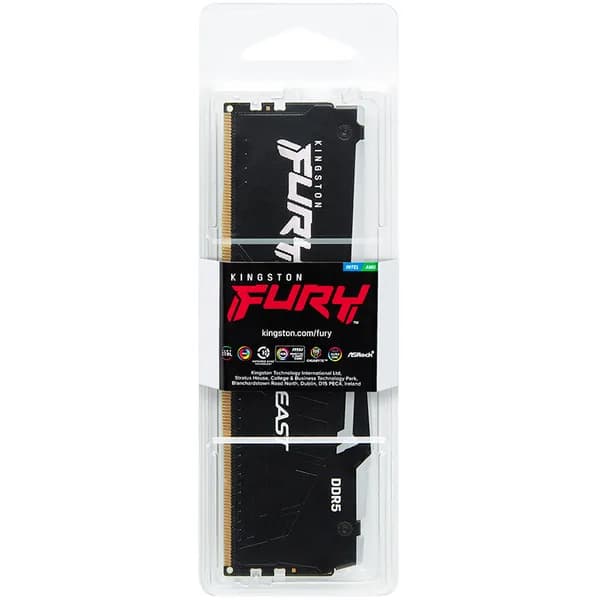 Kingston FURY Beast RGB 32 Gt (1 x 32 Gt) DDR5 5600 MHz, CL40 -muisti (XMP)