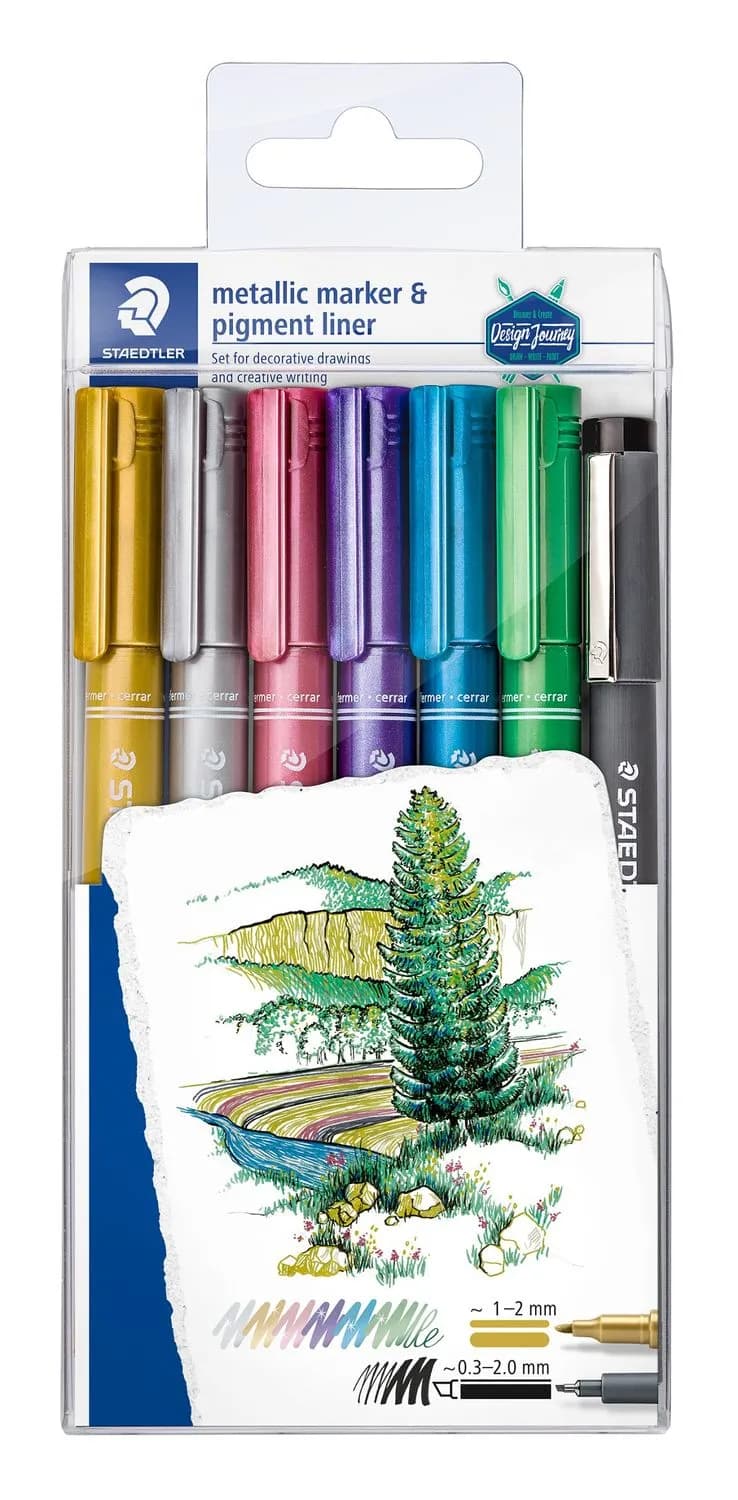 STAEDTLER Metallic marker, 6 pcs.